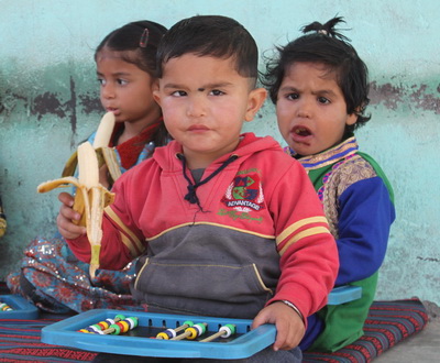 Kinder mit besonderen Bedürfnissen - zur Verfügung gestellt von Nishtha Indien