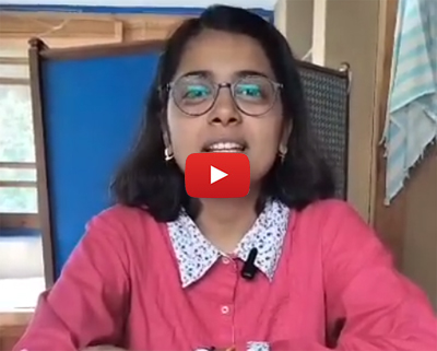 Dr. Sara erklrt die Verwendung der waschbaren Damenbinden - hergestellt von der Nishtha Nhgruppe - Video auf Youtube